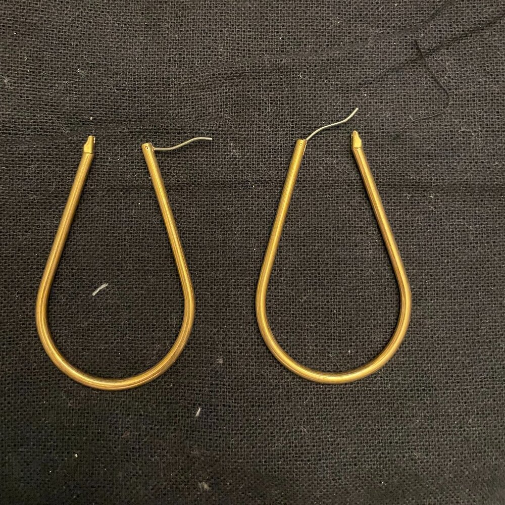 J. Crew Teardrop Hoop Earring